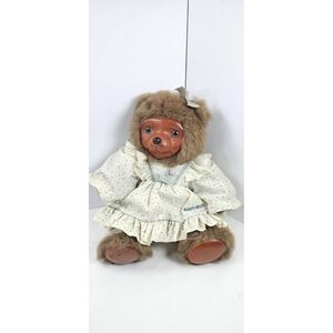1985 Vintage‎ Robert Raikes 5451 Chelsea Bear 3502/7500 Unique Wooden Face